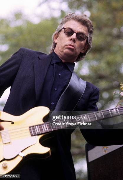 Jack Casady of Jefferson Starship perform at Central Park SummerStage, New York, New York, 1990s.