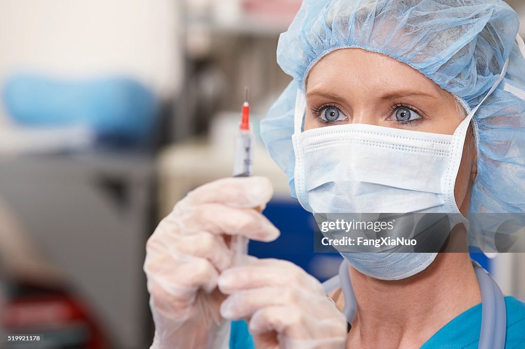 Nursing Preparing An Injection High-Res Stock Photo - Getty Images