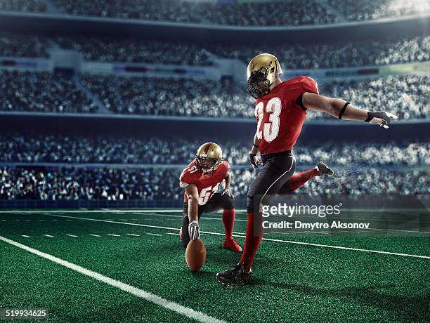 american football kick off - football goal post stock pictures, royalty-free photos & images