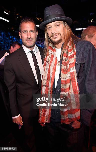 Kid Rock attends 31st Annual Rock And Roll Hall Of Fame Induction Ceremony at Barclays Center of Brooklyn on April 8, 2016 in New York City.