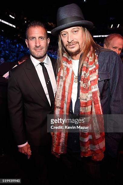 Kid Rock attends 31st Annual Rock And Roll Hall Of Fame Induction Ceremony at Barclays Center of Brooklyn on April 8, 2016 in New York City.