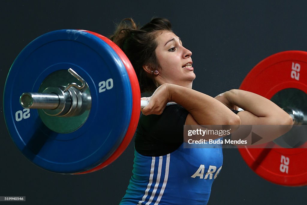 South American Weightlifting Championship - Aquece Rio Test Event for the Rio 2016 Olympics