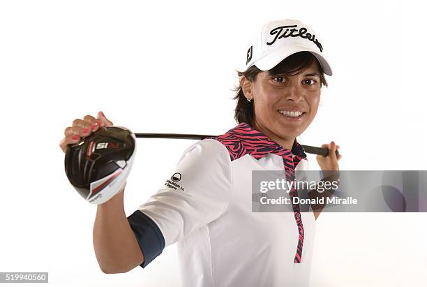 Julieta Granada poses for a portrait during the KIA Classic at the Park Hyatt Aviara Resort on March 23, 2016 in Carlsbad, California.