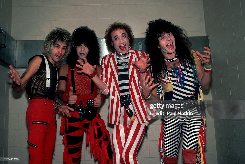Quiet Riot Cbs Backstage portrait of American Rock band Quiet Riot at the UIC... News ...