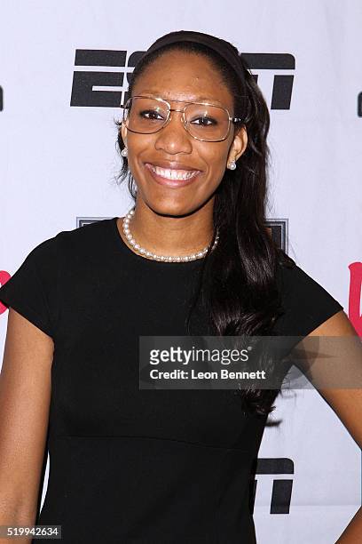 South Carolina' AÕja Wilson attends the 2016 College Basketball Awards Presented By Wendy's at Microsoft Theater on April 8, 2016 in Los Angeles,...