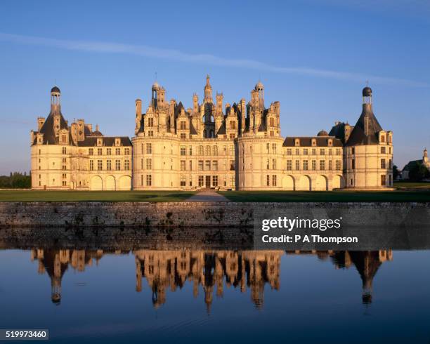 chateau chambord - loir et cher stock pictures, royalty-free photos & images