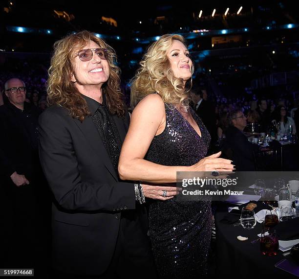 Glenn Hughes attends 31st Annual Rock And Roll Hall Of Fame Induction Ceremony at Barclays Center of Brooklyn on April 8, 2016 in New York City.