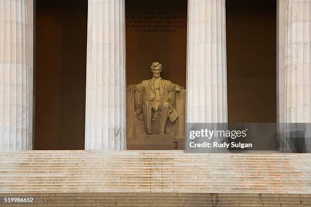 lincoln memorial - washington dc sunrise stock pictures, royalty-free photos & images