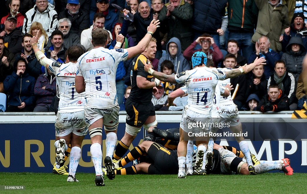 Wasps v Exeter Chiefs - European Rugby Champions Cup Quarter Final