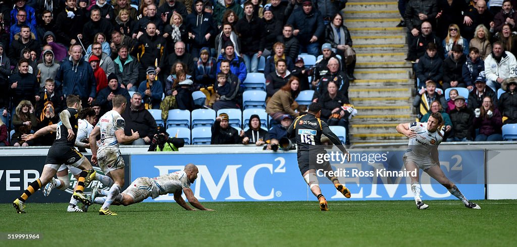 Wasps v Exeter Chiefs - European Rugby Champions Cup Quarter Final