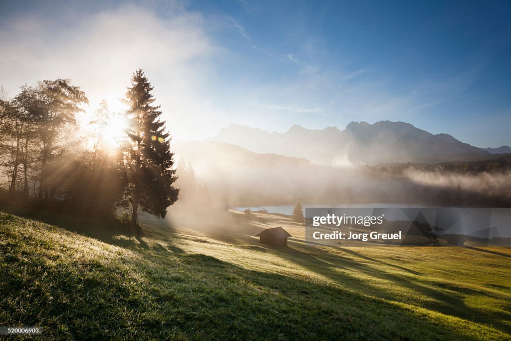 Sunrise at Lake Geroldsee