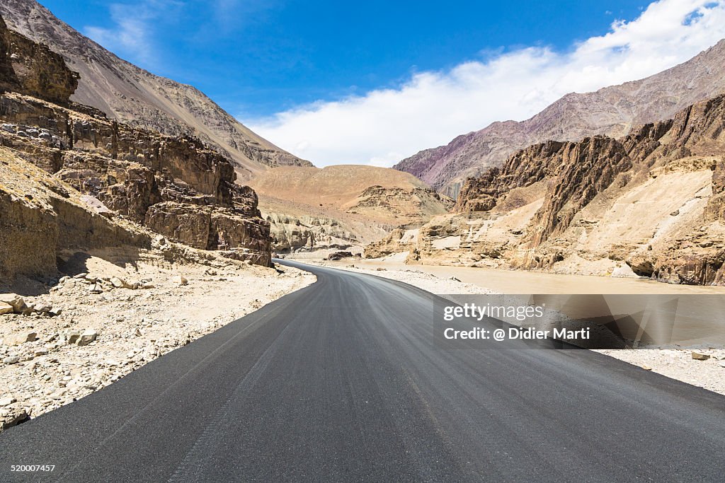 On the road in Ladakh, India