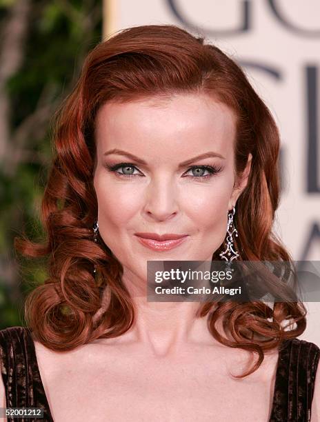 Actress Marcia Cross arrives at the 62nd Annual Golden Globe Awards at the Beverly Hilton Hotel January 16, 2005 in Beverly Hills, California.