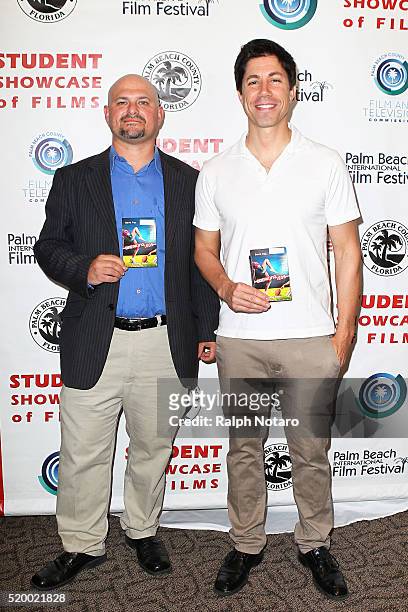 Micah Brandt and Mark Marchillo attend Palm Beach International Film Festival 2016 - Filmmakers Meet And Greet on April 7, 2016 in Manalapan, Florida.
