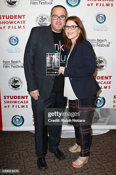 Alan Blassberg and Amy Byer Shainman attend Palm Beach International Film Festival 2016 - Filmmakers Meet And Greet on April 7, 2016 in Manalapan,...