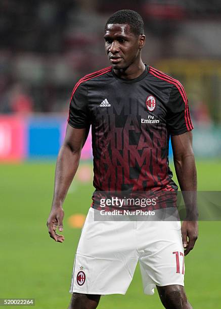 Cristian Zapata before the serie A match between AC Milan and Juventus FC at Giuseppe Meazza stadium on april 9, 2016 in Milano, italy.