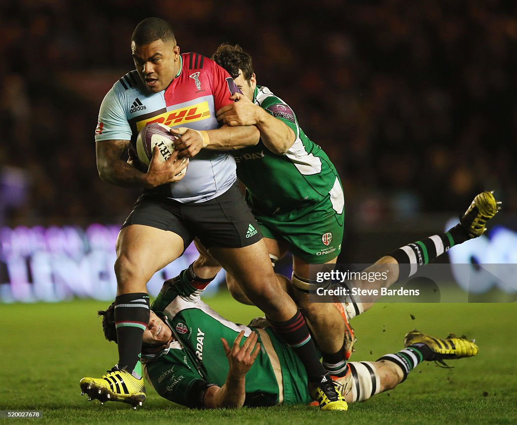 Harlequins v London Irish - European Rugby Challenge Cup Quarter Final