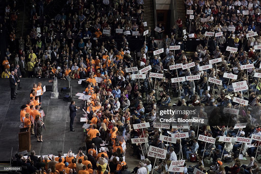 Presidential Candidate Ted Cruz Speaks At The Colorado Republican State Convention