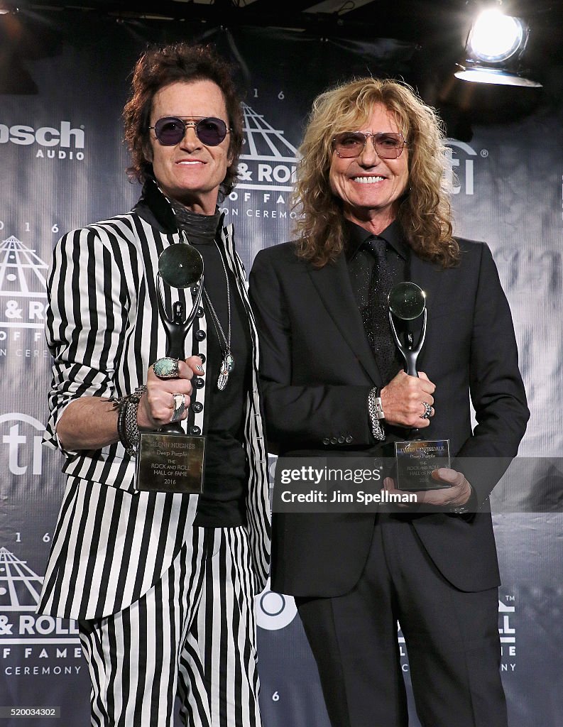 31st Annual Rock And Roll Hall Of Fame Induction Ceremony - Press Room
