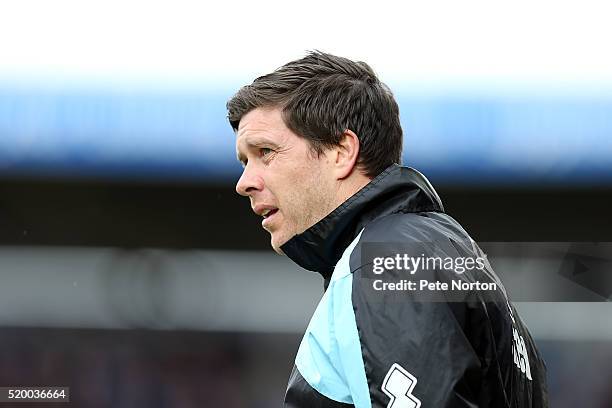 Bristol Rovers manager Darrell Clarke looks on during the Sky Bet League Two match between Northampton Town and Bristol Rovers at Sixfields Stadium...