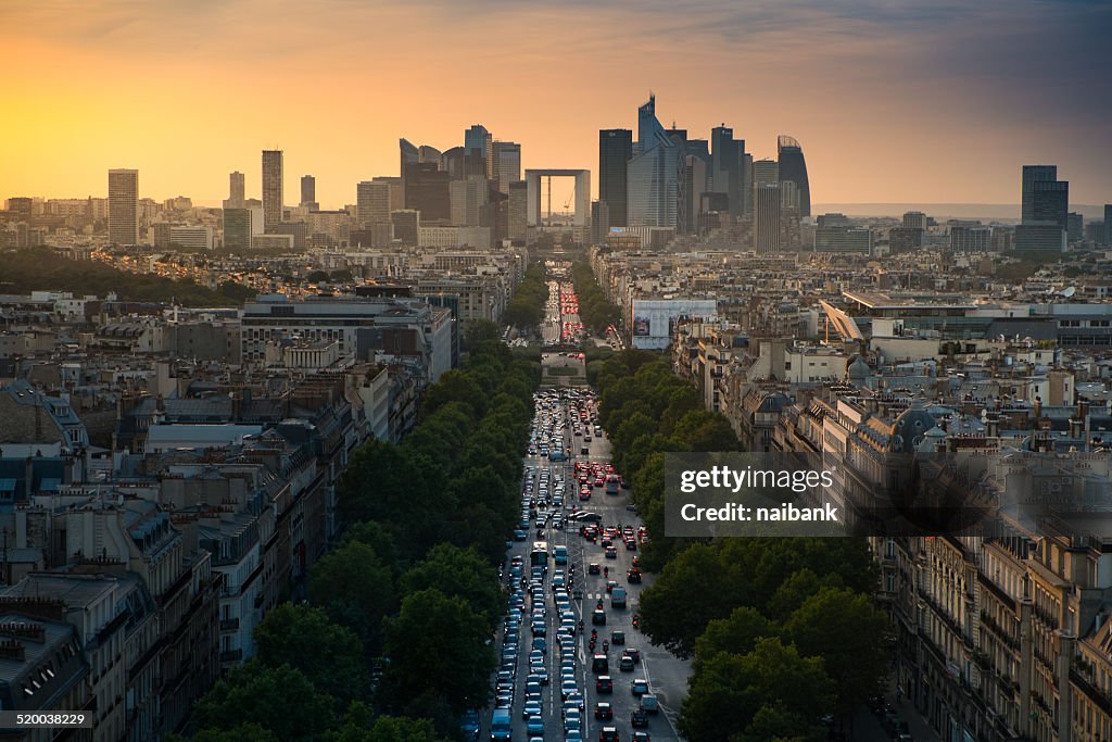 La Defense and Paris business district