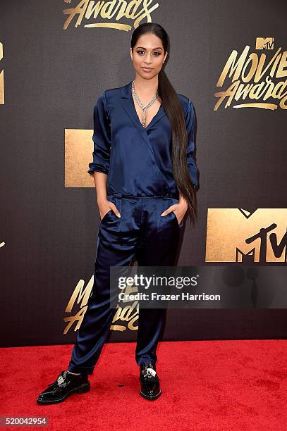 Comedian Lilly Singh attends the 2016 MTV Movie Awards at Warner Bros. Studios on April 9, 2016 in Burbank, California. MTV Movie Awards airs April...