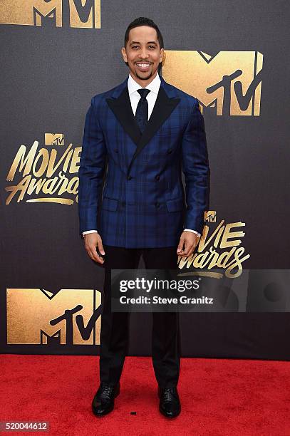 Actor Neil Brown Jr. Attends the 2016 MTV Movie Awards at Warner Bros. Studios on April 9, 2016 in Burbank, California. MTV Movie Awards airs April...