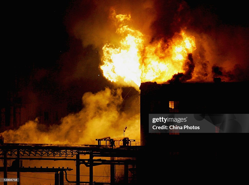 Explosion At A Chemical Plant In Beijing