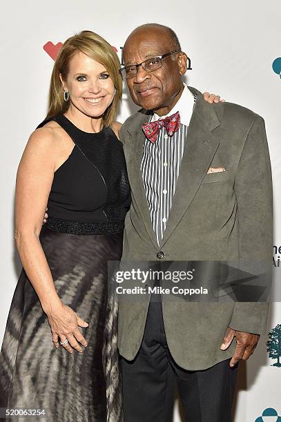 Co-Founder & SU2C Council of Founders and Advisors, Katie Couric and Dr. Kenneth A. Forde attend Stand Up To Cancer's New York Standing Room Only,...