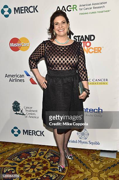 Director of US Oncology Advocacy and Professional Relations at Lilly, Cheryl Davis attends Stand Up To Cancer's New York Standing Room Only,...