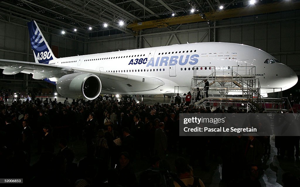 Airbus Unveils The Superjumbo A380