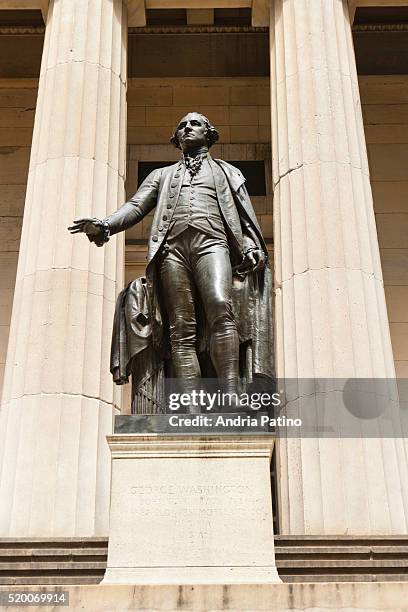 federal hall national memorial, new york - federal hall stock pictures, royalty-free photos & images