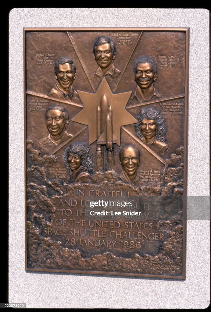 Challenger Space Shuttle Disaster Memorial