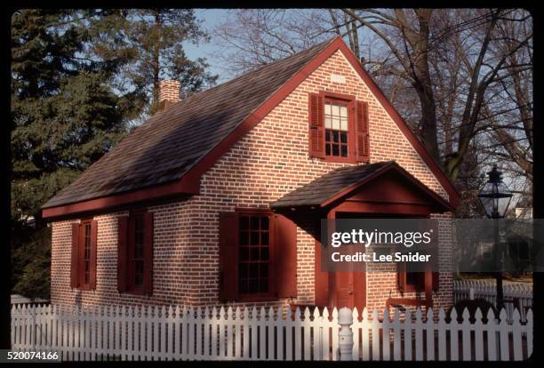 clara barton schoolhouse in new jersey - barton school stock pictures, royalty-free photos & images
