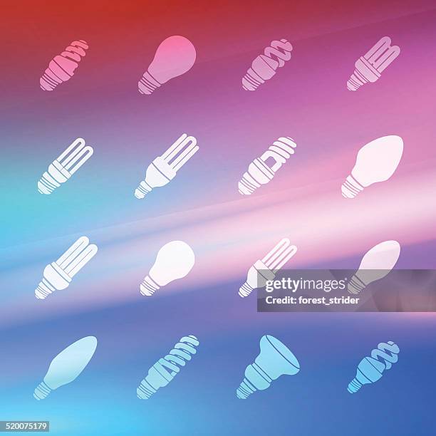 light lamp icon - halogen light stock illustrations