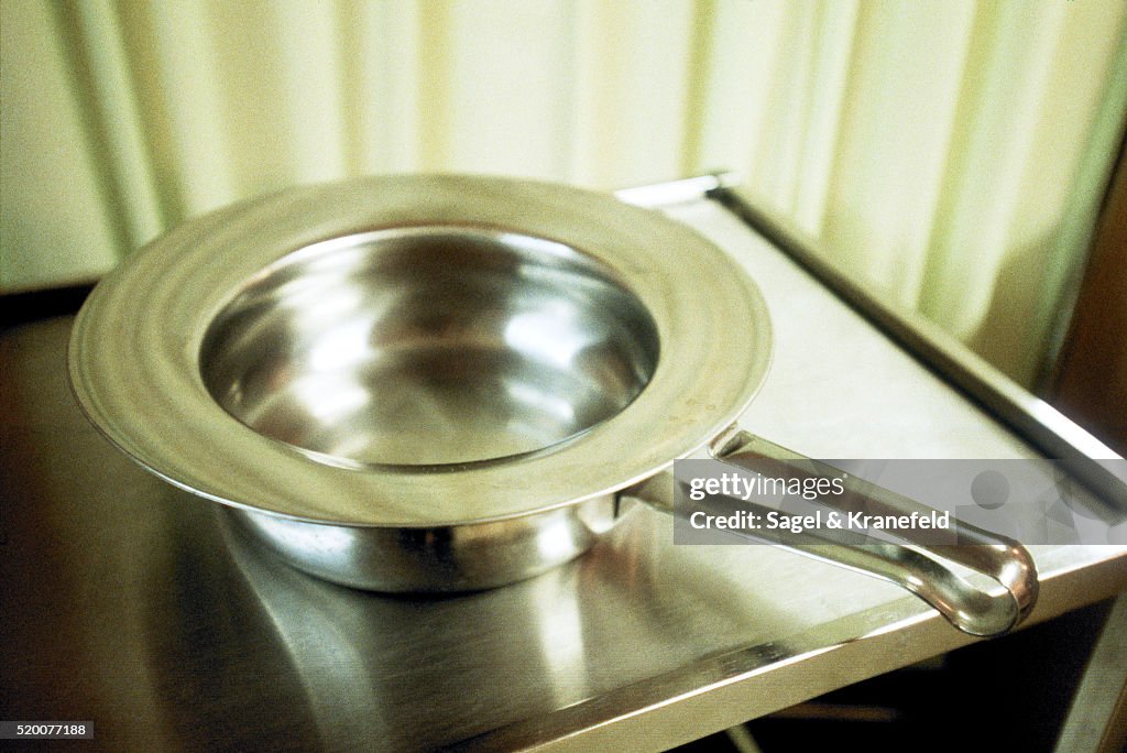 Bedpan on Cart