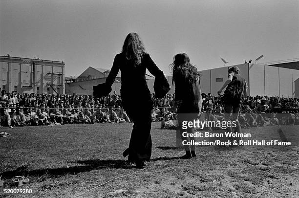 Band performs at San Quentin prison on Bread & Roses' show, San Francisco, October 11, 1969.