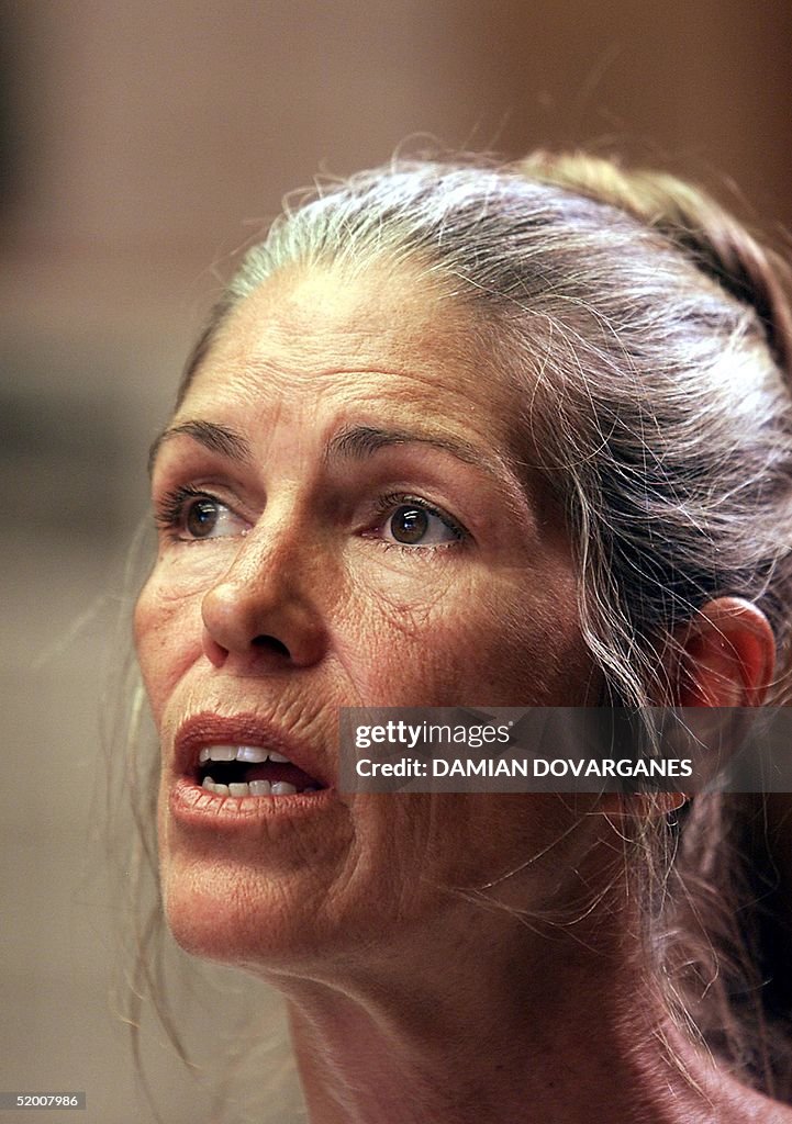 Leslie Van Houten, a former follower of Charles Ma