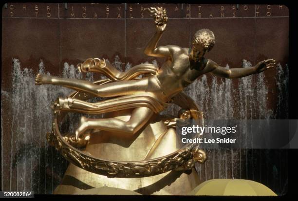 Statue Of Prometheus 91 Golden Prometheus Statue Stock Photos, High-Res Pictures, and Images ...