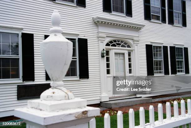 nathaniel gilman house at phillips exeter academy - phillips exeter academy stock pictures, royalty-free photos & images