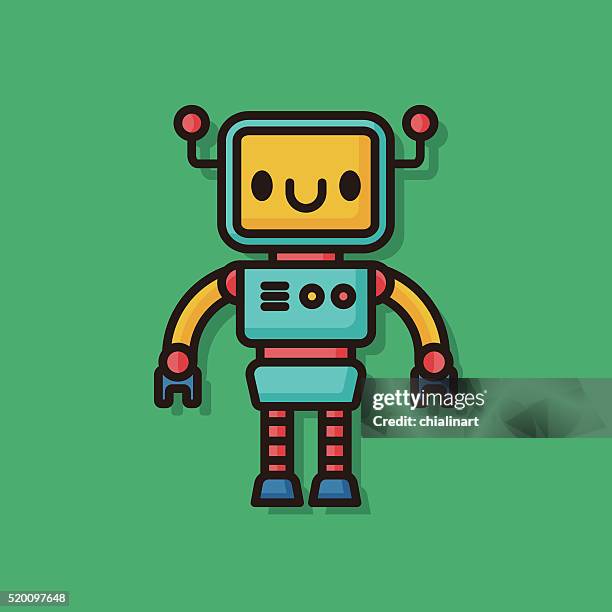 robot machine vector icon