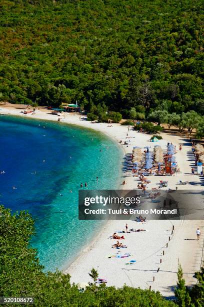 greece, ionian island, cephalonia, antisamos beach - ionian sea stock pictures, royalty-free photos & images