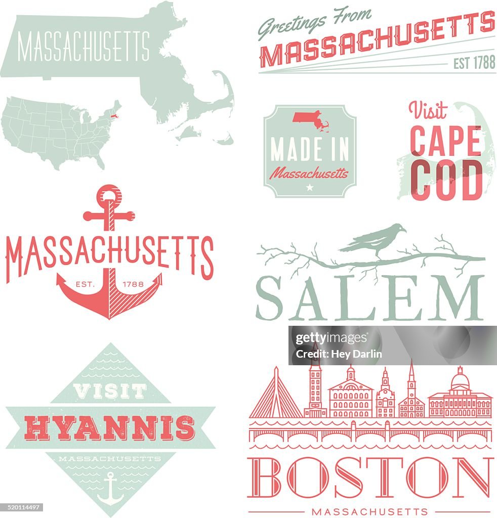 Massachusetts Typografie