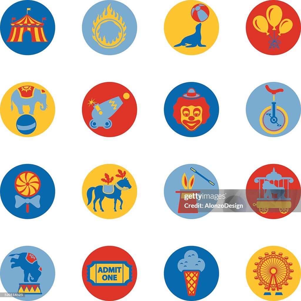 Circus Icon Set