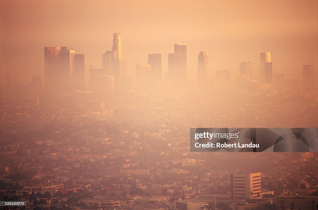 Smog over Los Angeles