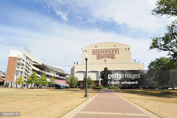 davis wade stadium at msu - starkville stock pictures, royalty-free photos & images