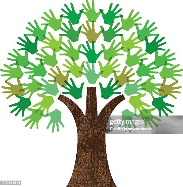 handy graphic tree - family tree stock illustrations