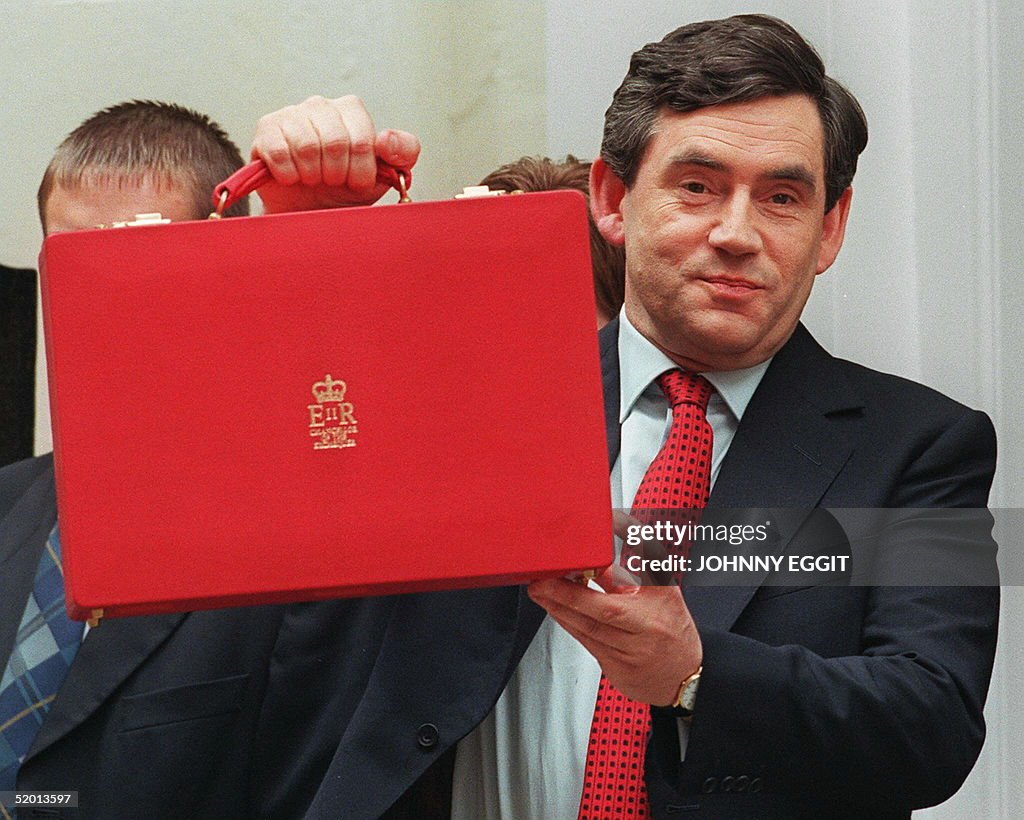 British Chancellor of the Exchequer Gordon Brown,