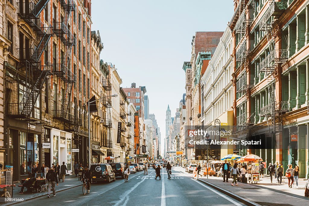 Streets of Soho, New York City, USA
