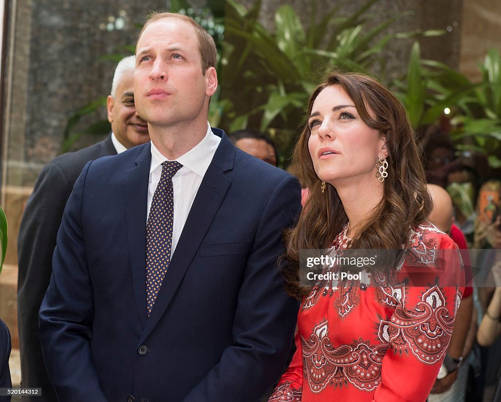 The Duke & Duchess Of Cambridge Visit India & Bhutan - Day 1